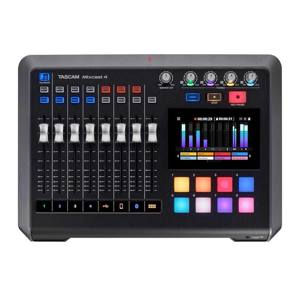 TASCAM MIXCAST4 podcast recording console